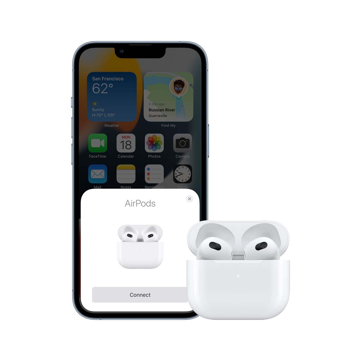 Apple AirPods (3ª generación) auriculares de botón con estuche de
