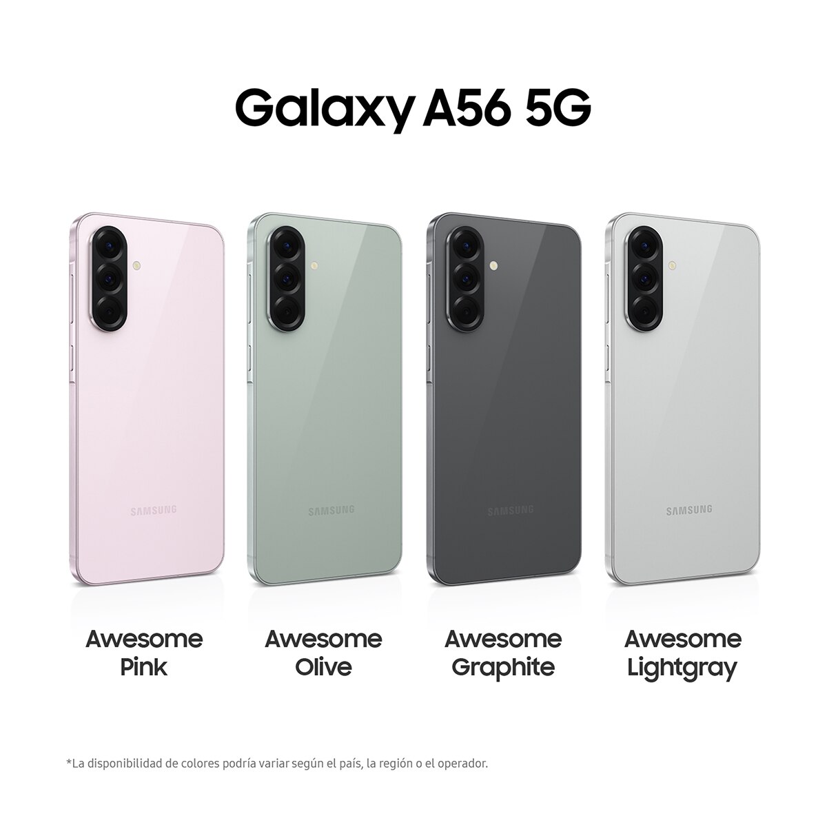 Samsung Galaxy A56 5G 8GB + 256GB Móvil libre (Reacondicionado Grado A) - Negro 256 GB + 8 GB RAM Negro-2