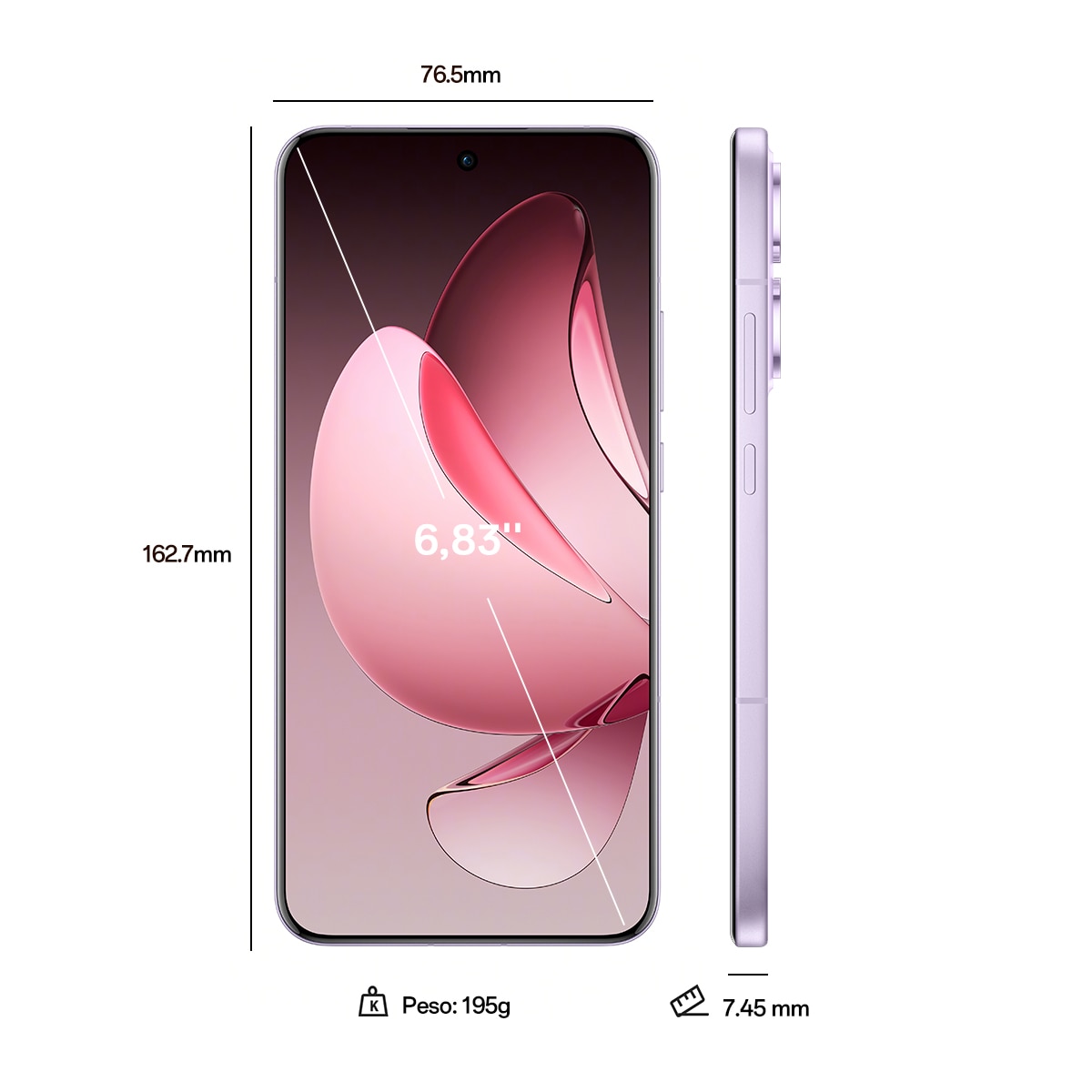 OPPO Reno13 Pro 5G 512GB + 12GB móvil libre (Reacondicionado Grado A) - Gris 512 GB + 12 GB RAM Gris-7