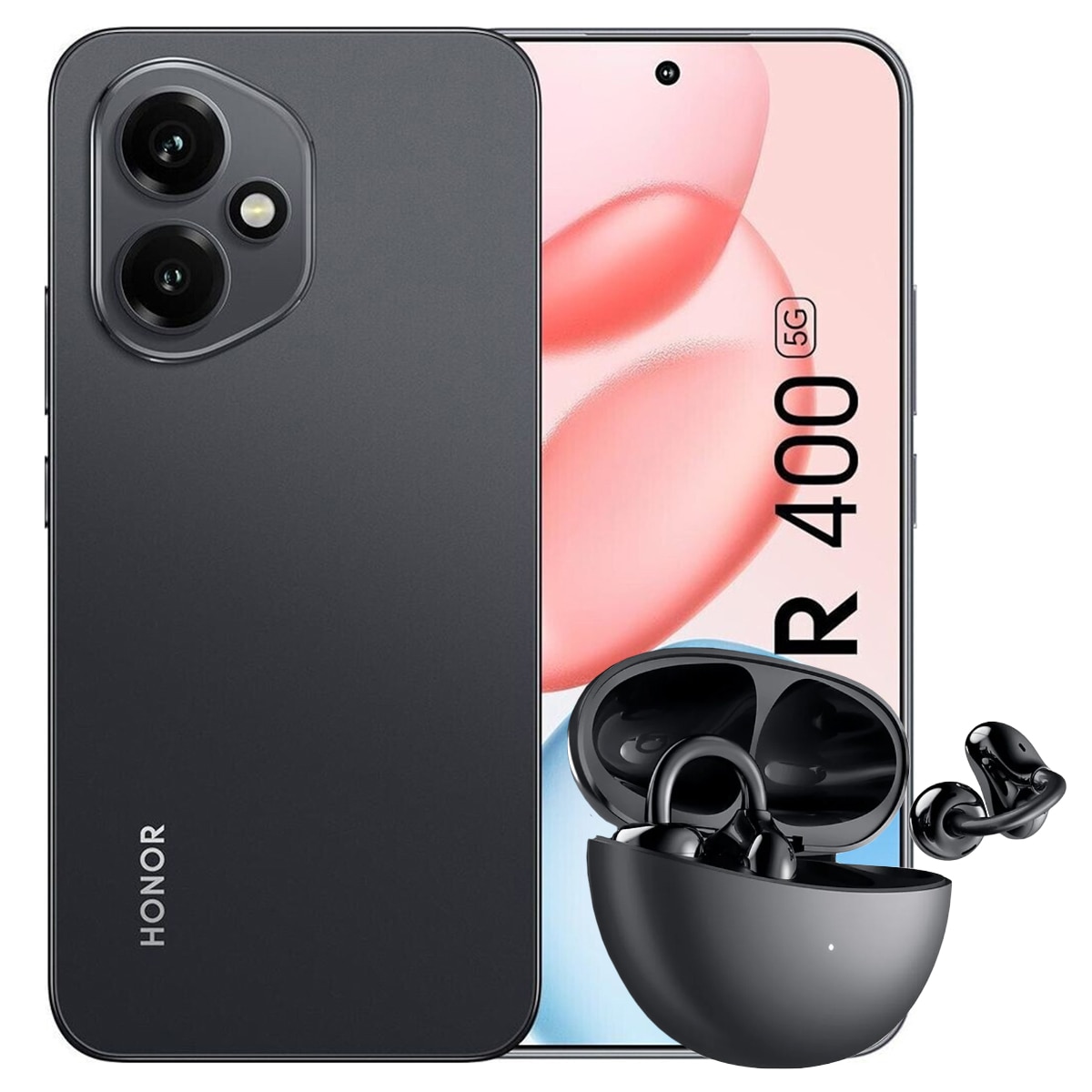 Honor - Móvil Honor 400 6,55" Snapdragon 7 Gen3 + Auriculares Honor Choice Earbuds Clip (Reacondicionado Grado C).