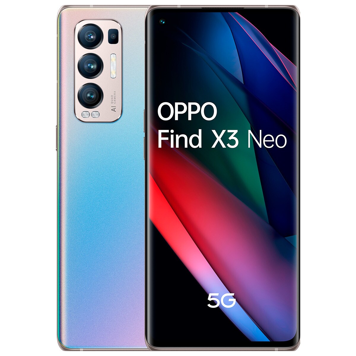 Oppo Find X3 Neo 5G móvil libre (Reacondicionado Grado C) - Plata 256 GB + 12 GB RAM · El Corte Inglés — oferta en El Corte Inglés