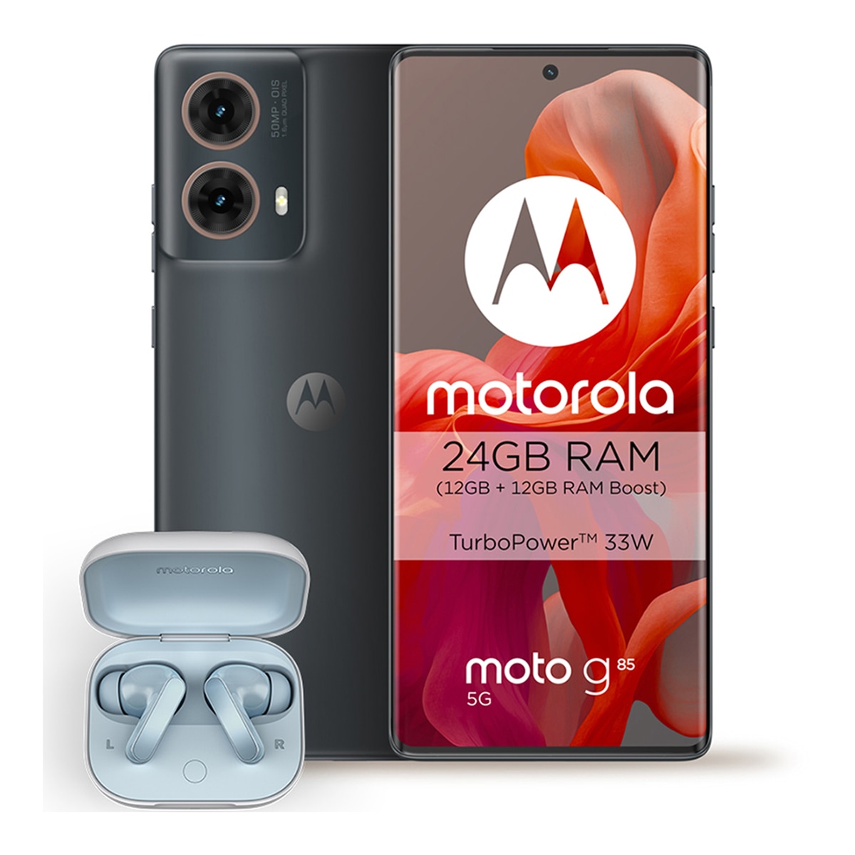 Motorola G85 5G 12 GB + 256 GB móvil libre + Auriculares Buds Illusion (Reacondicionado Grado C) - Gris · El Corte… — oferta en El Corte Inglés
