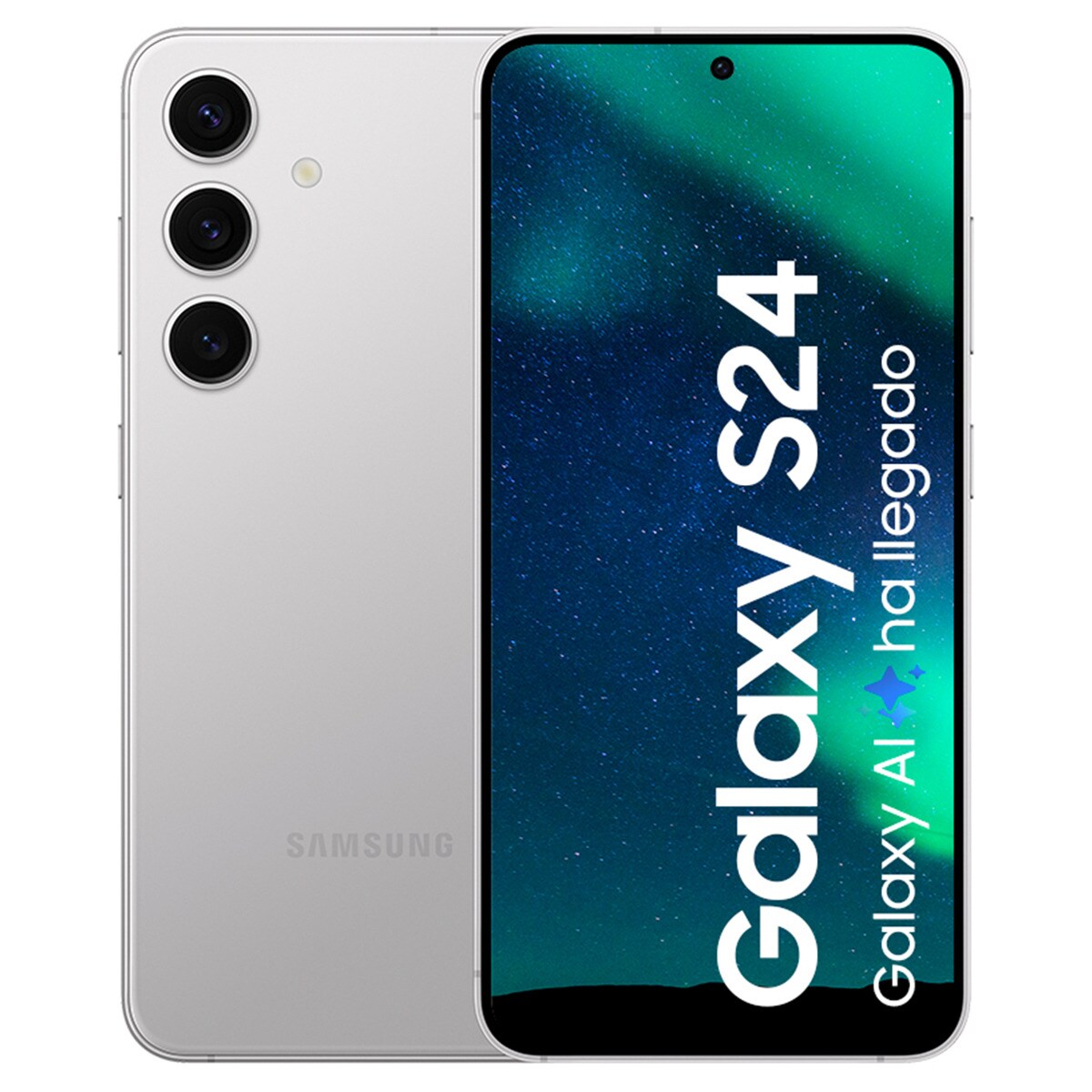 Samsung Galaxy S24 8GB + 128 GB móvil libre (Reacondicionado Grado A) - Gris marble 128 GB + 8 GB RAM Gris marble-1