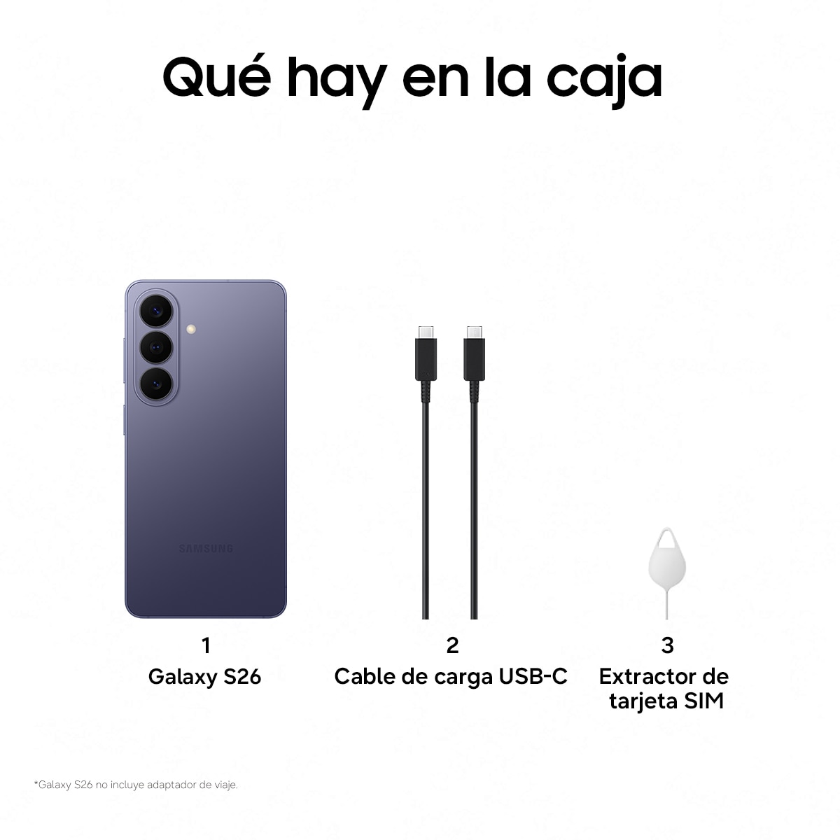Móvil Samsung Galaxy S26 6,3" Exynos 2600 (Reacondicionado Grado A) - Violeta cobalto 256 GB + 12 GB RAM Violeta cobalto-6