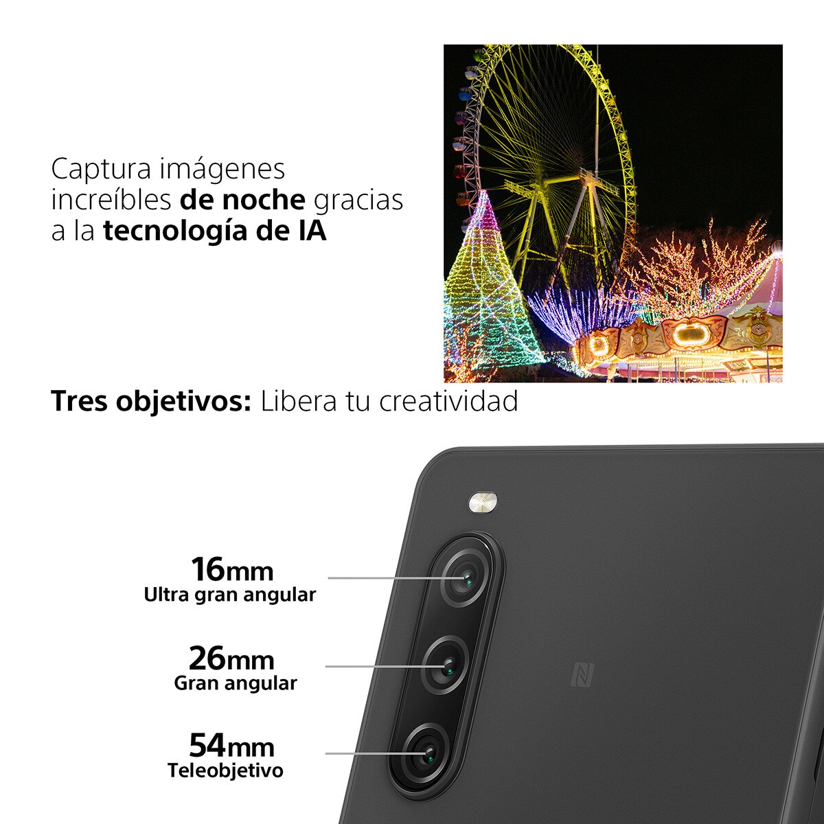 Sony Xperia 10 V 6GB + 128 GB + eSIM Móvil libre (Reacondicionado