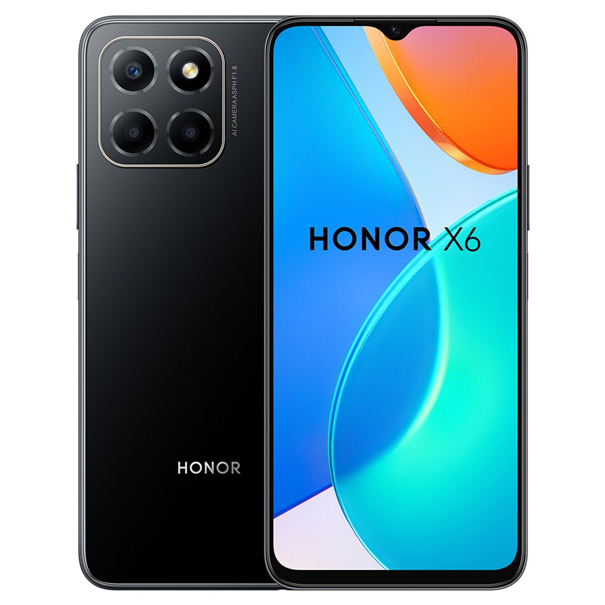 Honor X6 4 GB + 64 GB Midnight Black móvil libre (Reacondicionado A estrenar) Midnight Black-1