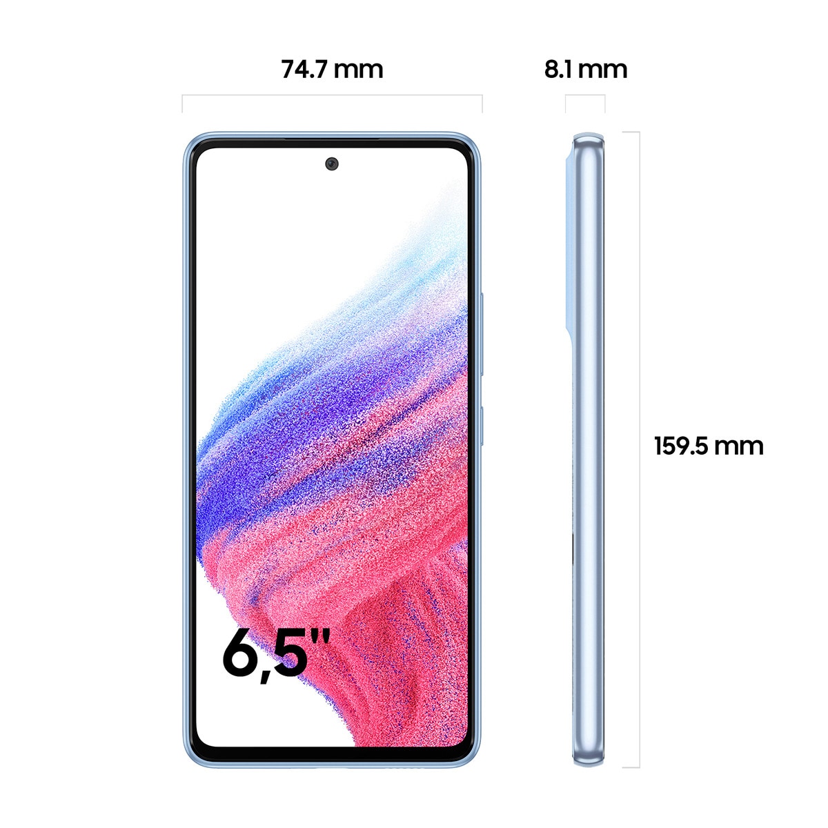Samsung Galaxy A53 5G móvil libre (Reacondicionado A estrenar) Azul-2