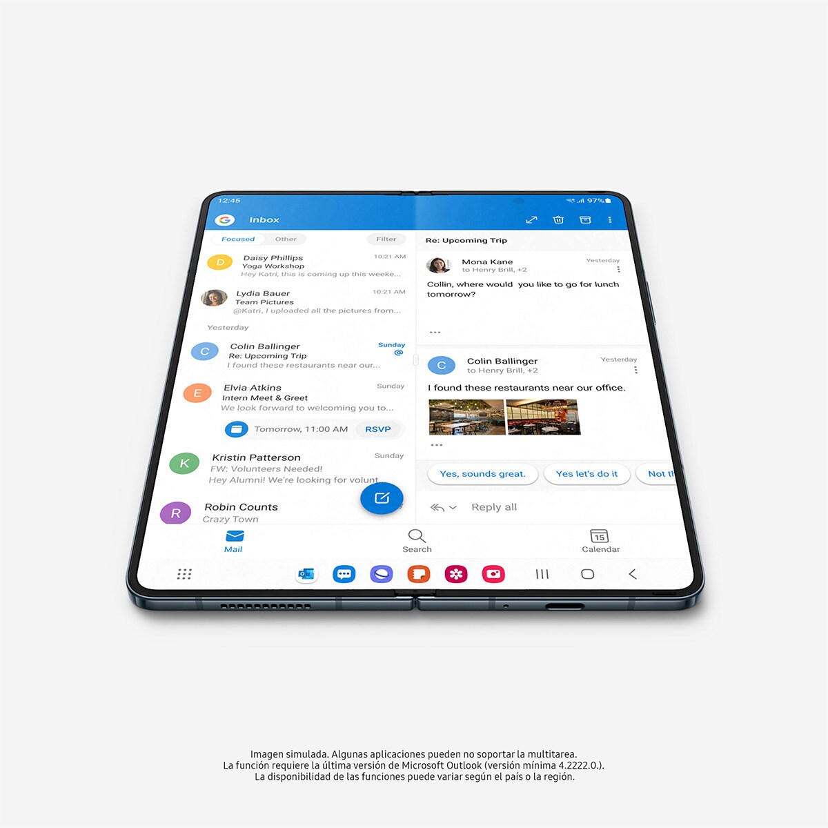 Samsung Galaxy Z Fold4 5G móvil libre (Reacondicionado Grado A) Negro-5