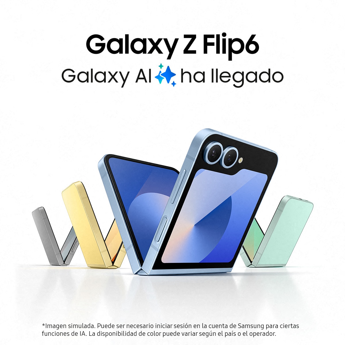 Samsung Galaxy Z Flip6, 512GB + 12 GB móvil libre (Reacondicionado