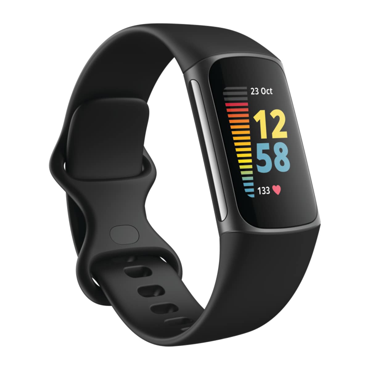 Fitbit Charge Aluminio/acero Negro grafito Negro Pulsera de