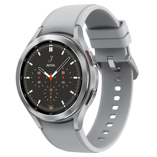 Imagen 0 de Samsung Galaxy Watch4 Classic Bluetooth 46 mm Plata Smartwatch (Reacondicionado A estrenar)