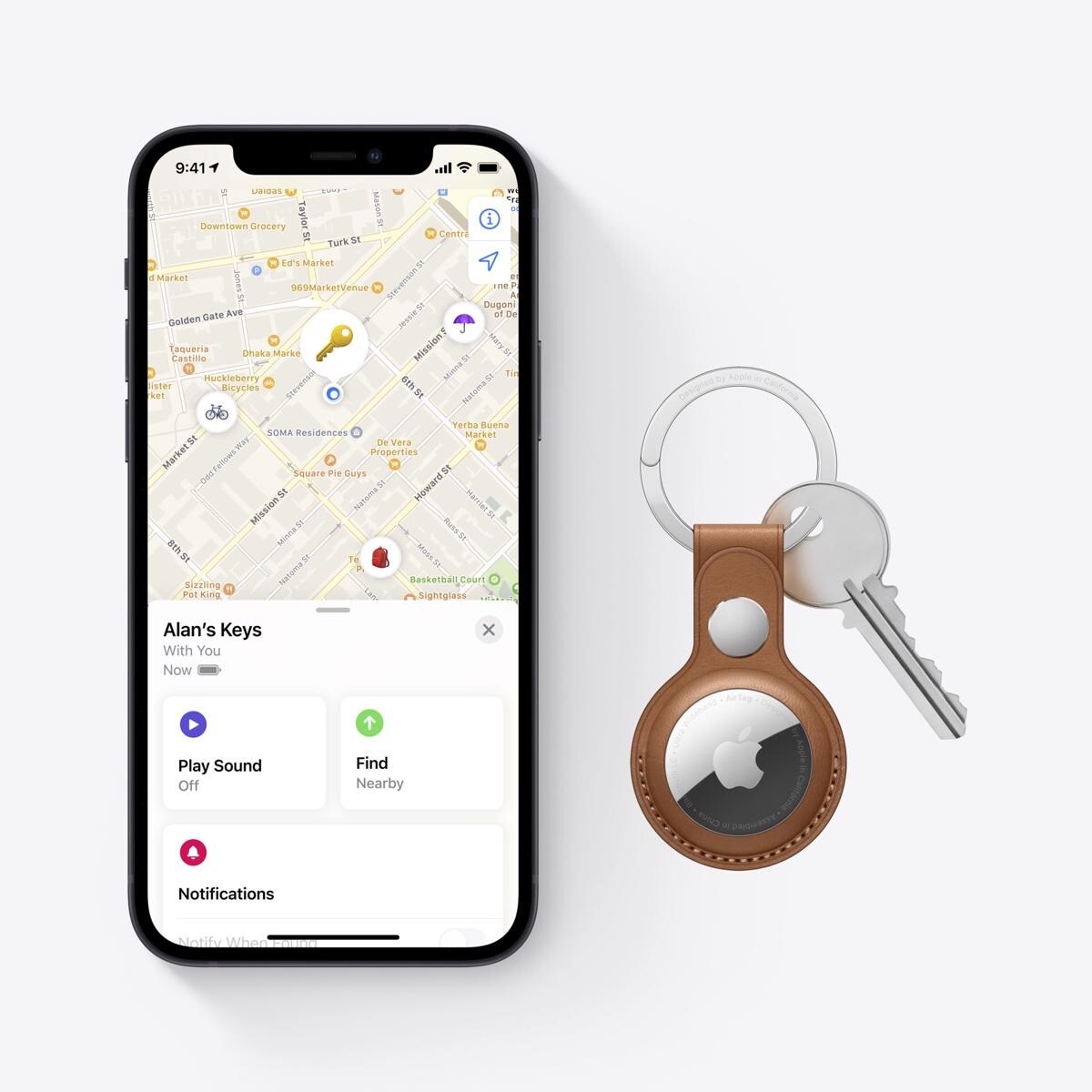Recondicionado - Grade A - AirTag Apple - Branco 6