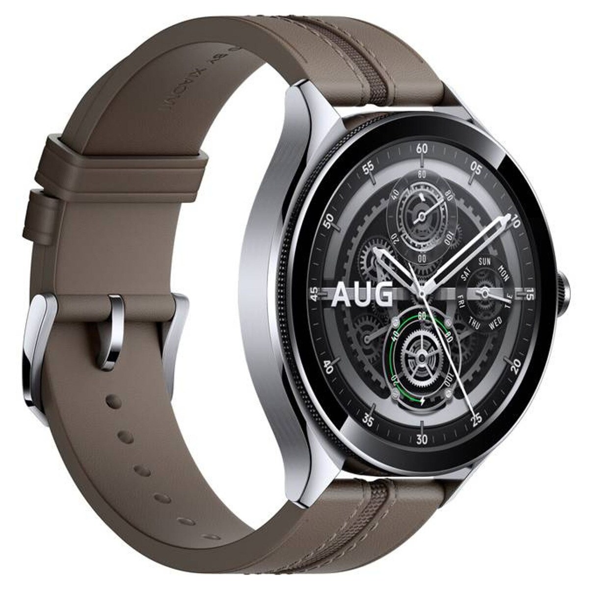 Recondicionado - Grade B - SmartWatch Xiaomi Watch 2 Pro Bluetooth com Bracelete em Pele - Castanho Prata-1