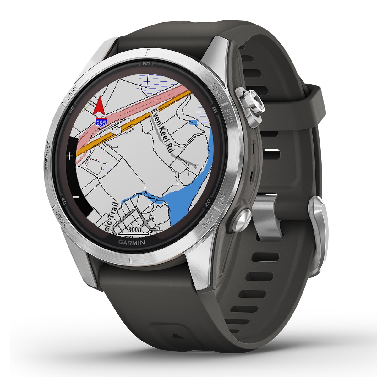 Garmin Fenix 7S Pro Solar 42 mm Plata Smartwatch (Reacondicionado Grado A) Plata / Gris-6