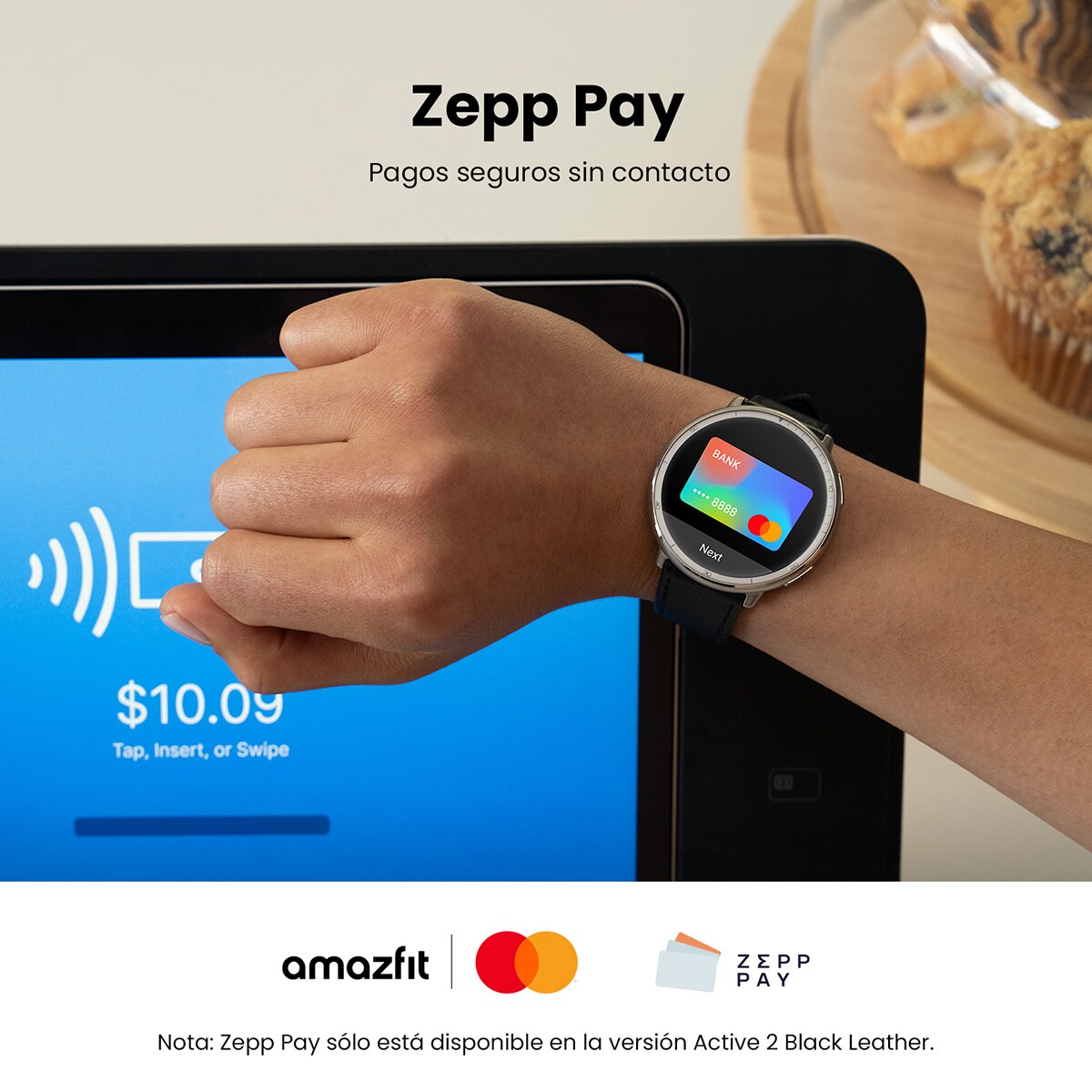 Amazfit Active 2 (Round) Versión Premium Smartwatch (Reacondicionado Grado A) - Negro Negro-10