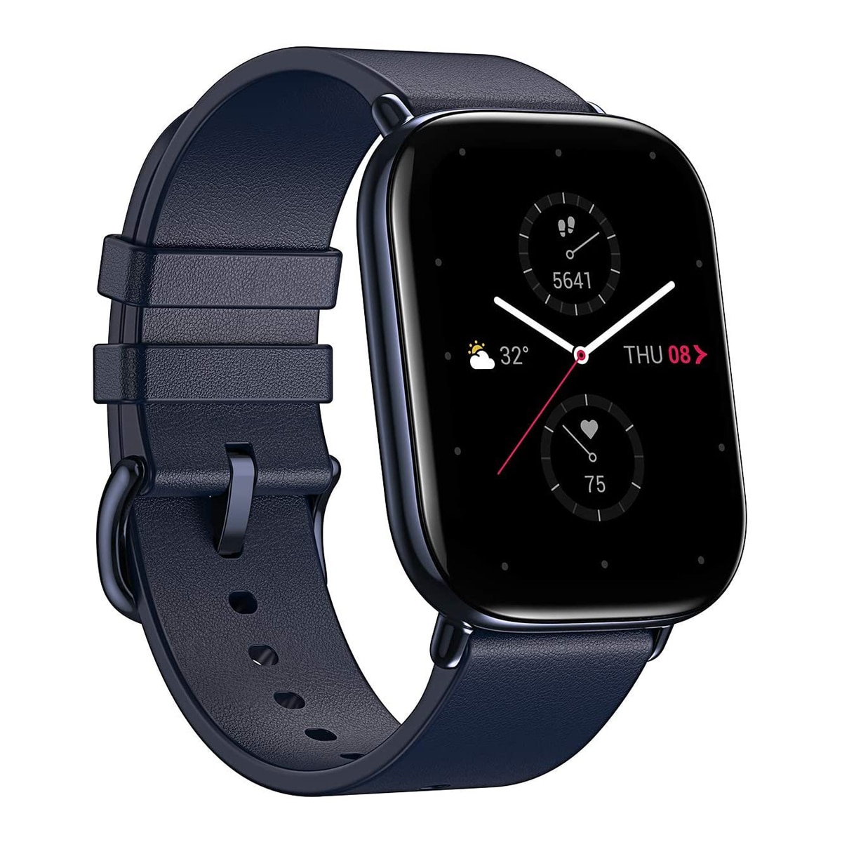 Amazfit - Amazfit Zeep E Square Dark Blue Smartwatch (Reacondicionado Grado A).