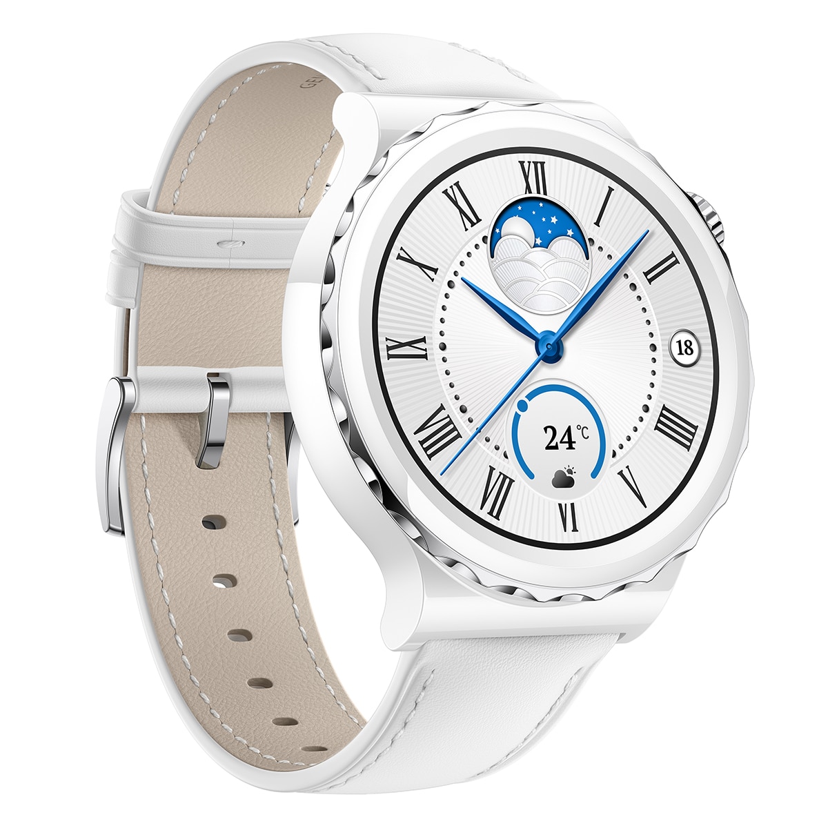 Smartwatch Huawei GT3 Pro 43mm Leather White (Reacondicionado Grado C) - Blanco · El Corte Inglés — oferta en El Corte Inglés