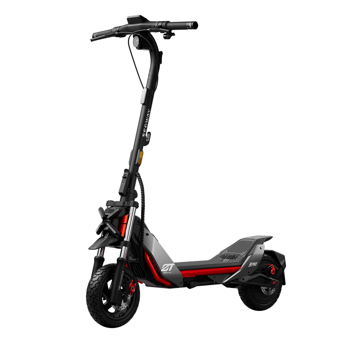 Imagen 0 de Patinete eléctrico Segway ZT3 PRO (Reacondicionado A estrenar) Negro / Rojo