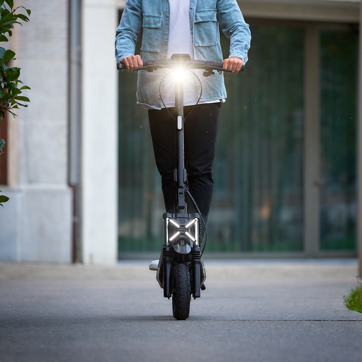 Patinete eléctrico Segway ZT3 PRO (Reacondicionado A estrenar) - Negro / Rojo Negro / Rojo-11