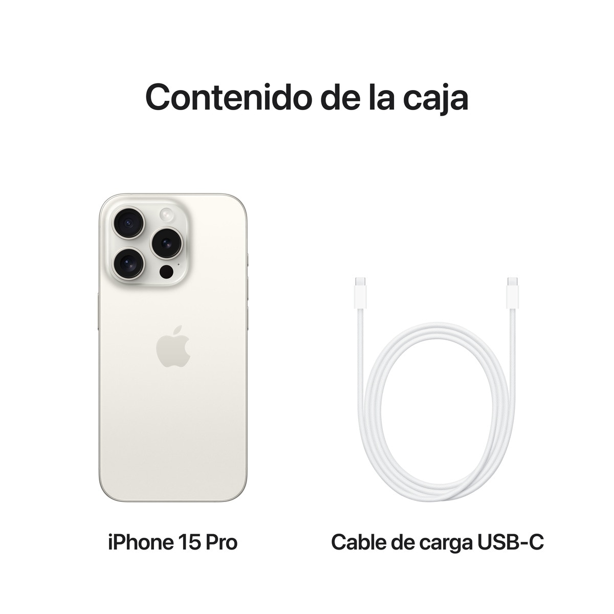 Apple iPhone 15 Pro móvil libre (Reacondicionado Grado B) - Blanco / Titanio 1 TB Blanco / Titanio-8