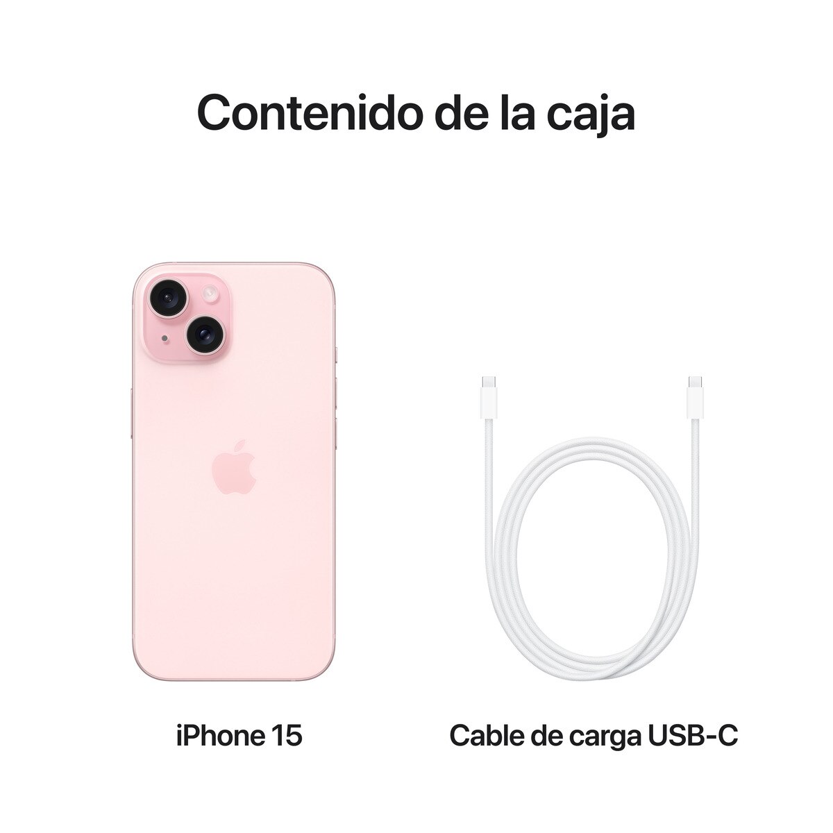 Apple iPhone 15 móvil libre (Reacondicionado Grado A) - Rosa 128 GB + 6 GB RAM Rosa-9