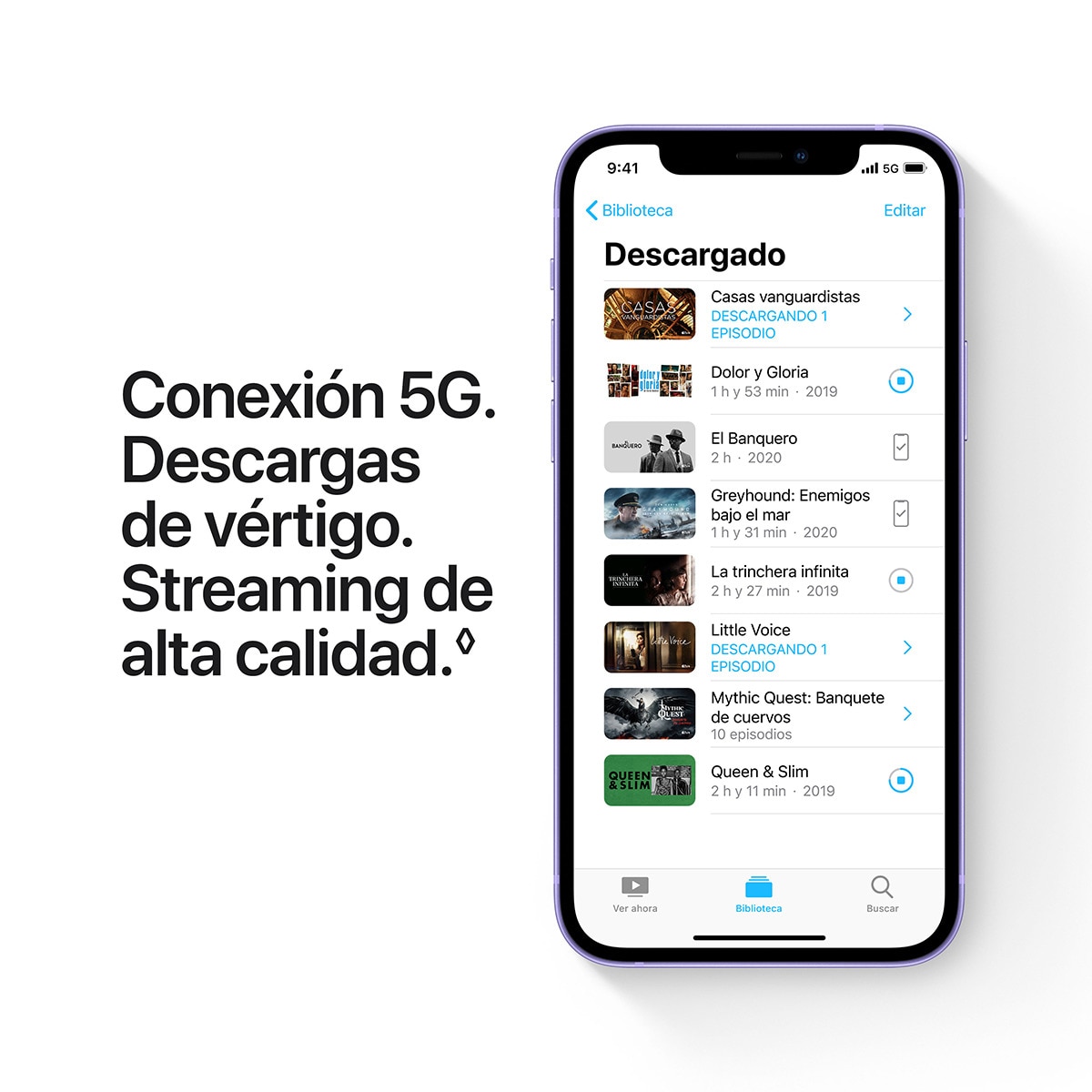 Apple iPhone 12 móvil libre (Reacondicionado Grado D) - Púrpura 64 GB Púrpura-5