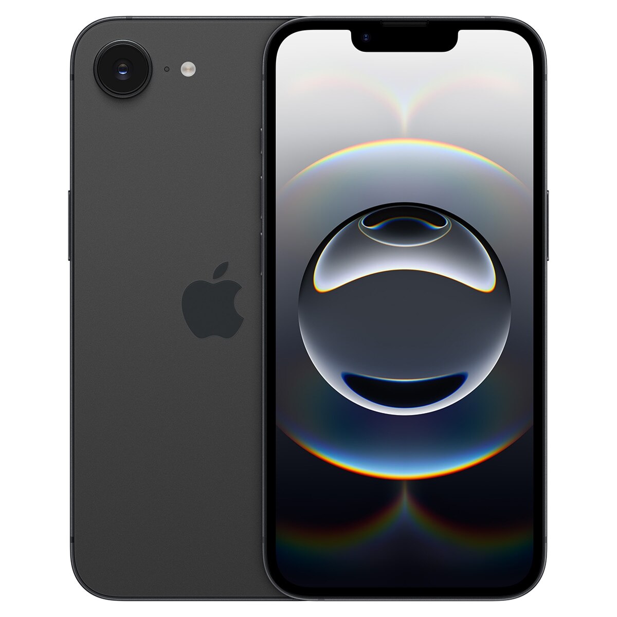 Apple iPhone 16e móvil libre (Reacondicionado Grado C) - Negro 256 GB + 8 GB RAM Negro-1