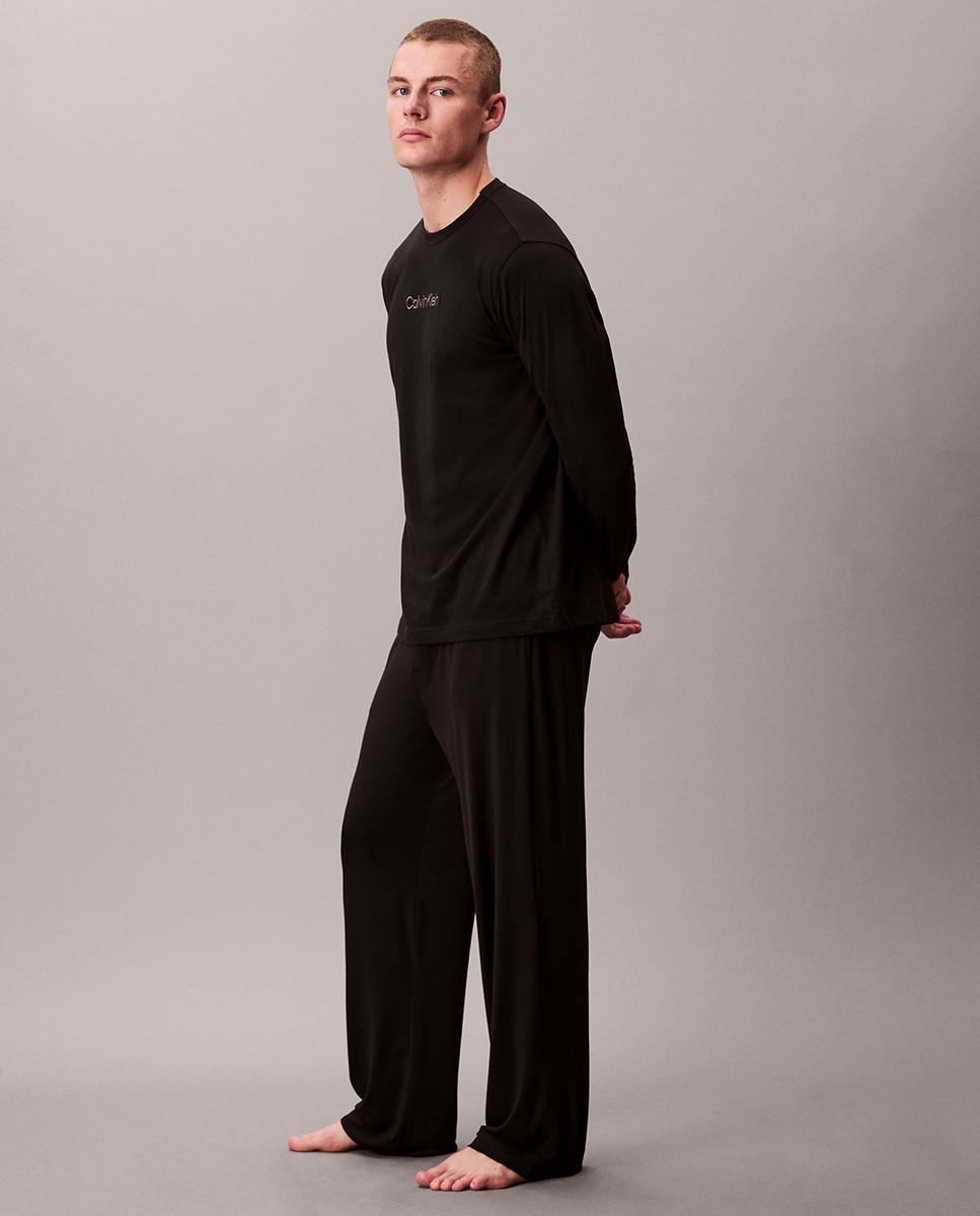 Pantalón de pijama largo - Calvin Klein - Negro Negro-1