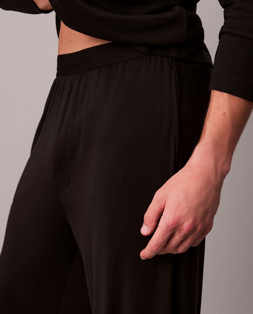 Pantalón de pijama largo - Calvin Klein - Negro Negro-4