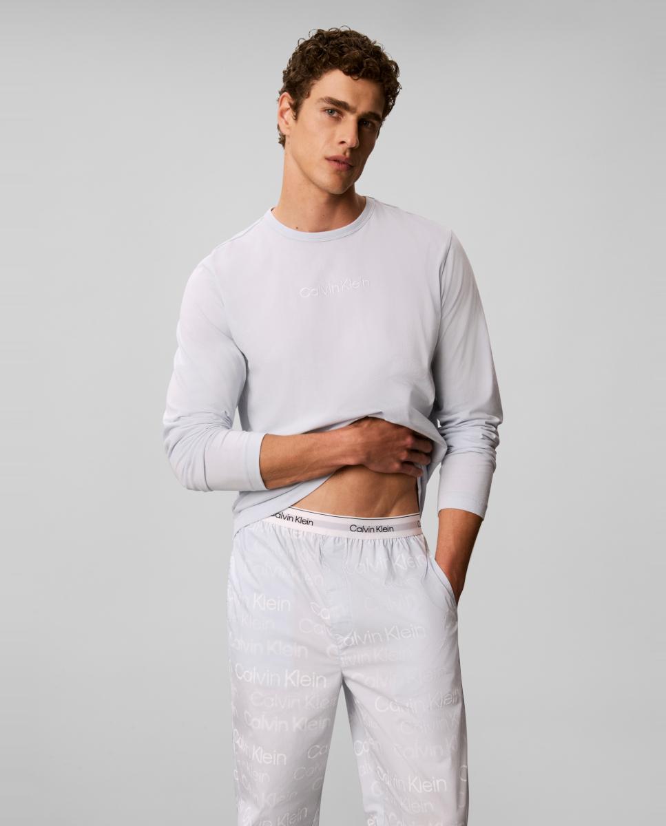 Set de pijama largo - Calvin Klein - Gris Gris-2