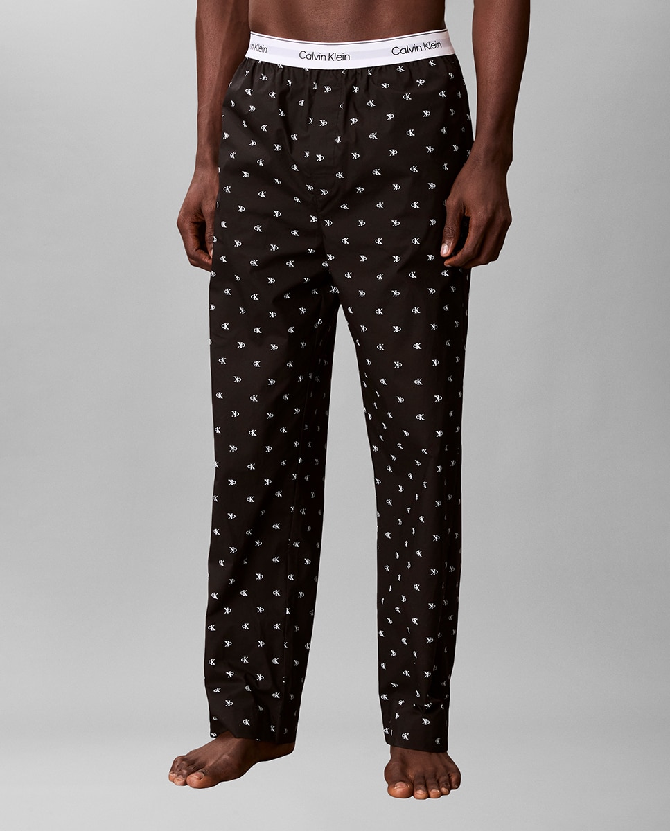 Pantalón largo de pijama - Calvin Klein - Negro Negro-2
