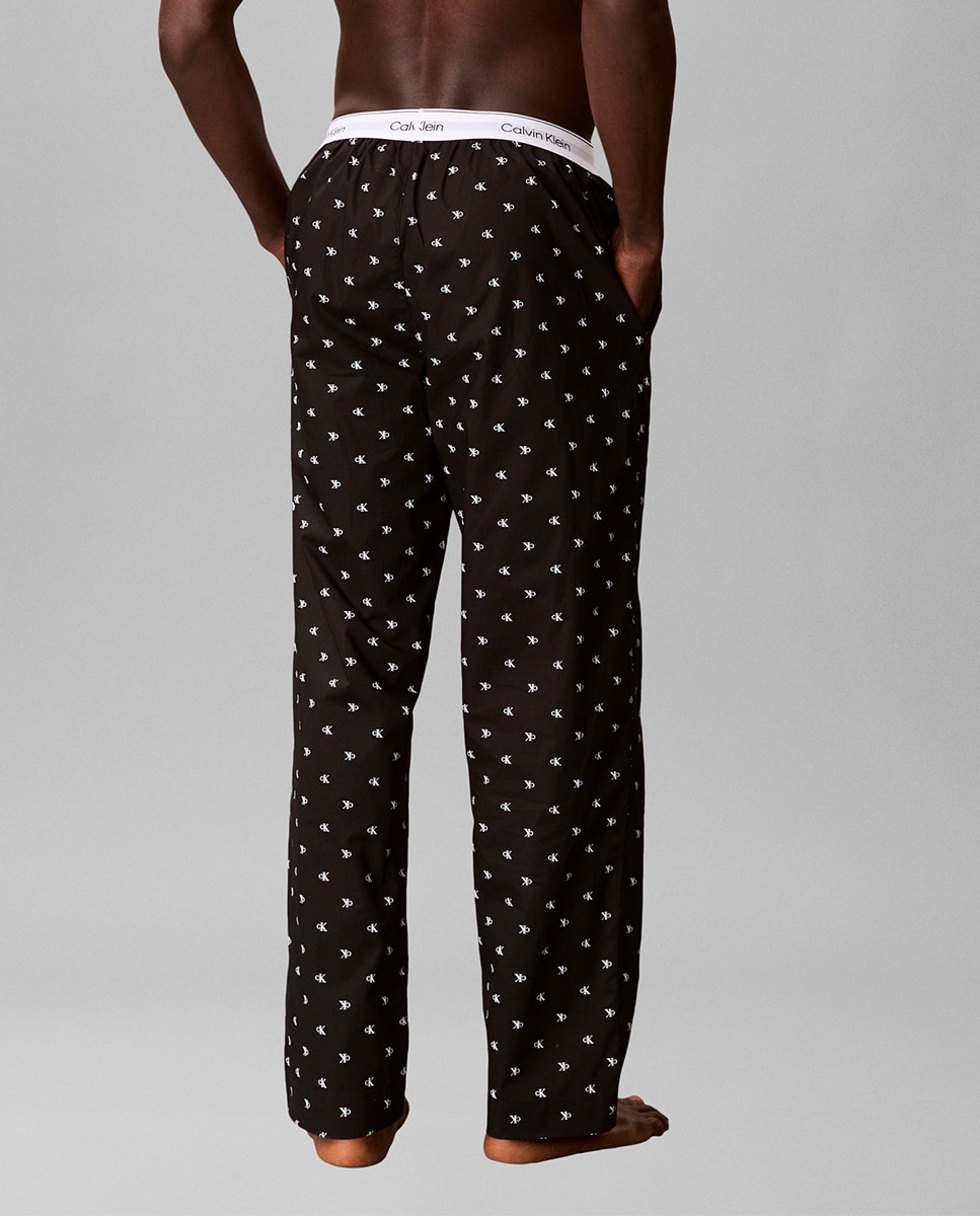 Pantalón largo de pijama - Calvin Klein - Negro Negro-3