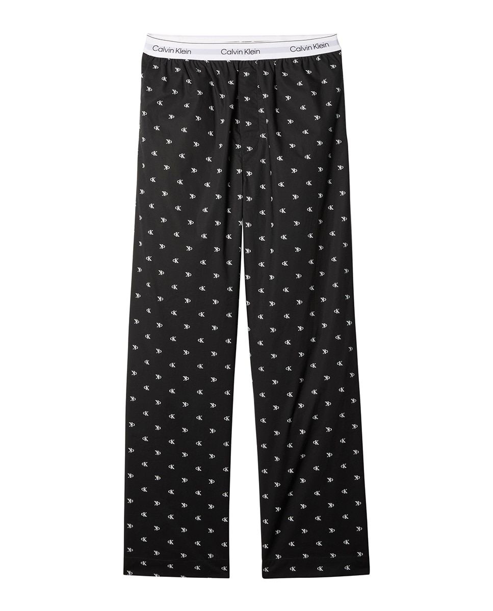 Pantalón largo de pijama - Calvin Klein - Negro Negro-6