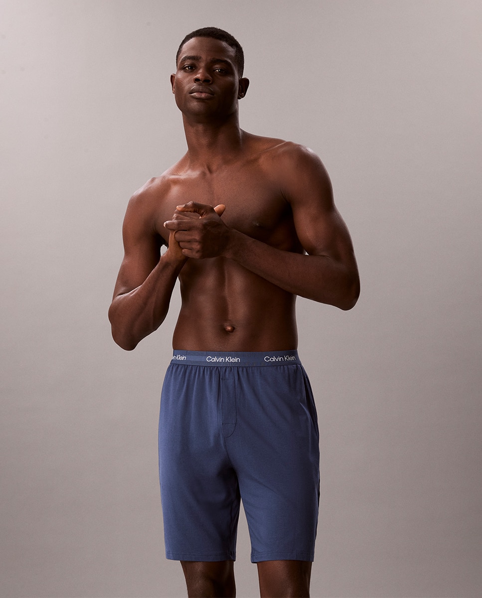 Pantalón corto de pijama - Calvin Klein - Gris oscuro Gris oscuro-4