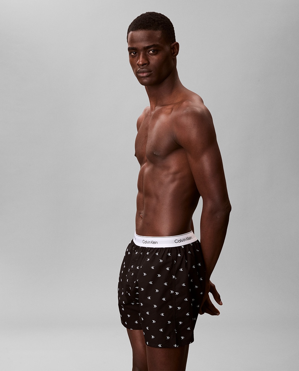 Pantalón corto de pijama - Calvin Klein - Negro Negro-4