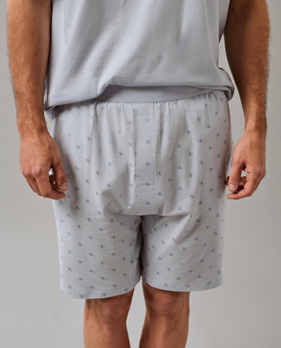 Conjunto de Pijama Curto Azul-claro-8