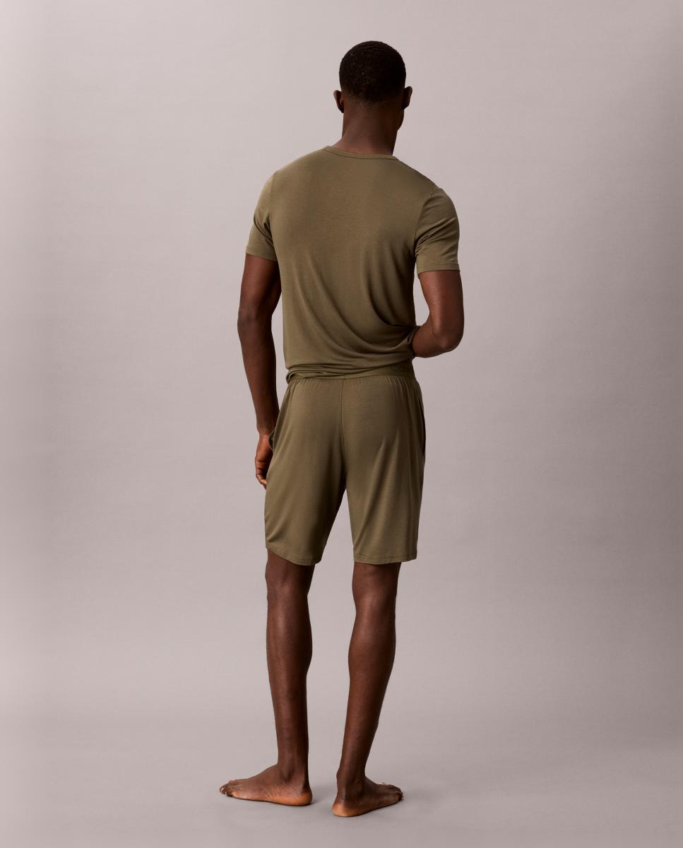 Pantalón de pijama corto - Calvin Klein - Verde Verde-2