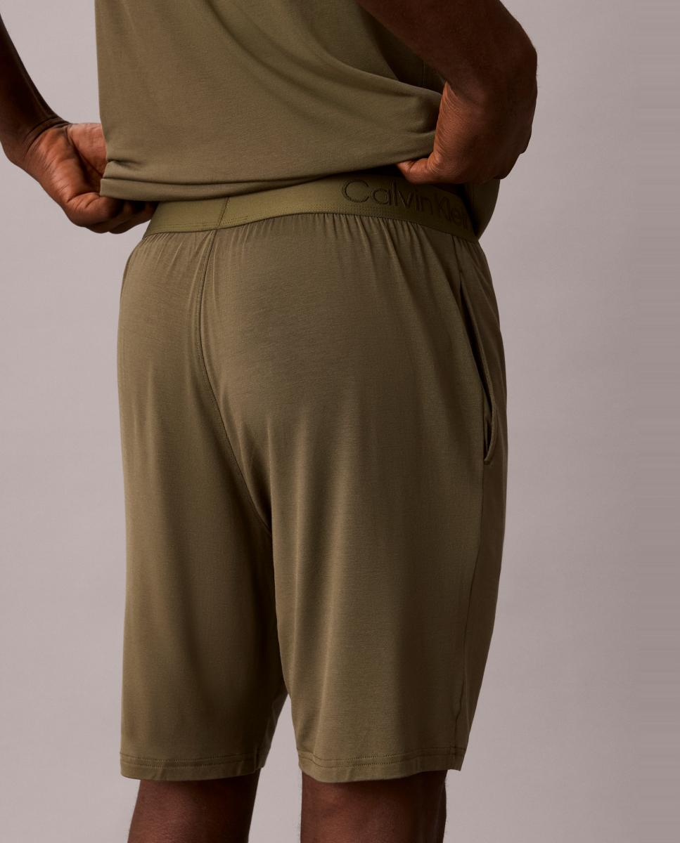 Pantalón de pijama corto - Calvin Klein - Verde Verde-3