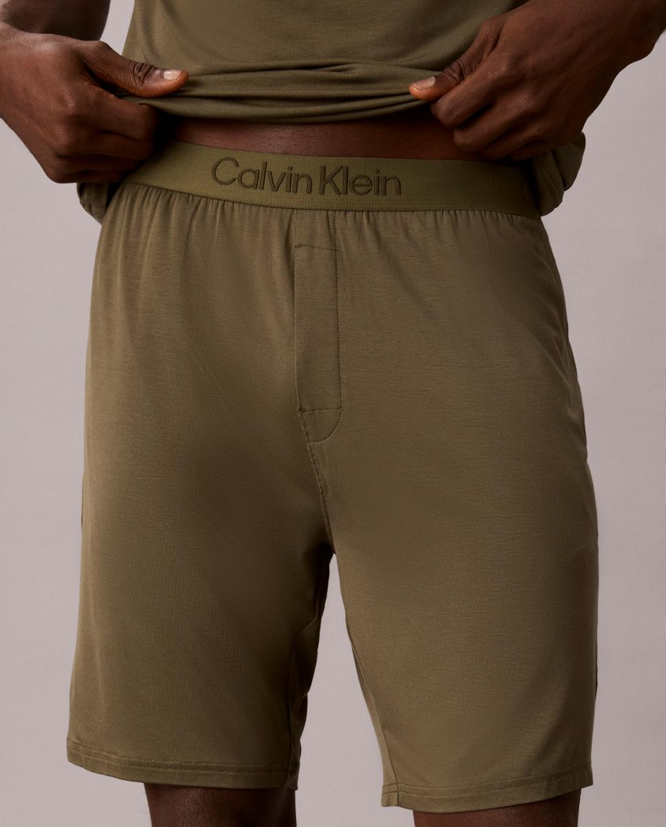 Pantalón de pijama corto - Calvin Klein - Verde Verde-5