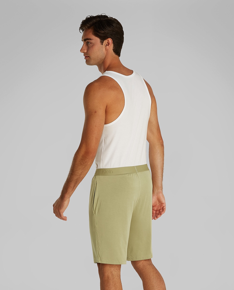 Pantalón corto de pijama - Calvin Klein - Verde militar Verde militar-3