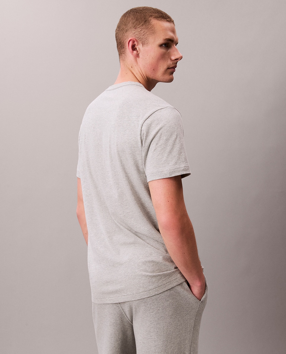 T-shirt de manga curta Cinzento-2