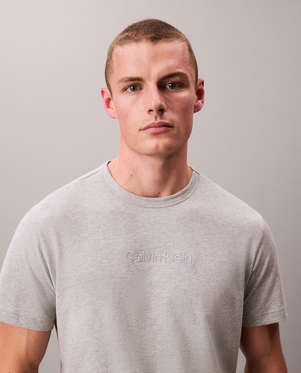 T-shirt de manga curta Cinzento-5