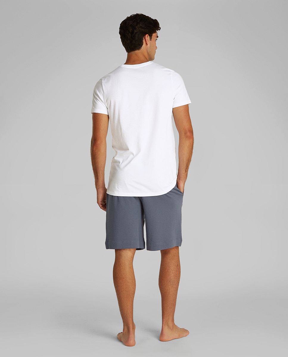 Pack de 3 T-shirts de Manga Curta com Gola Redonda Branco-2