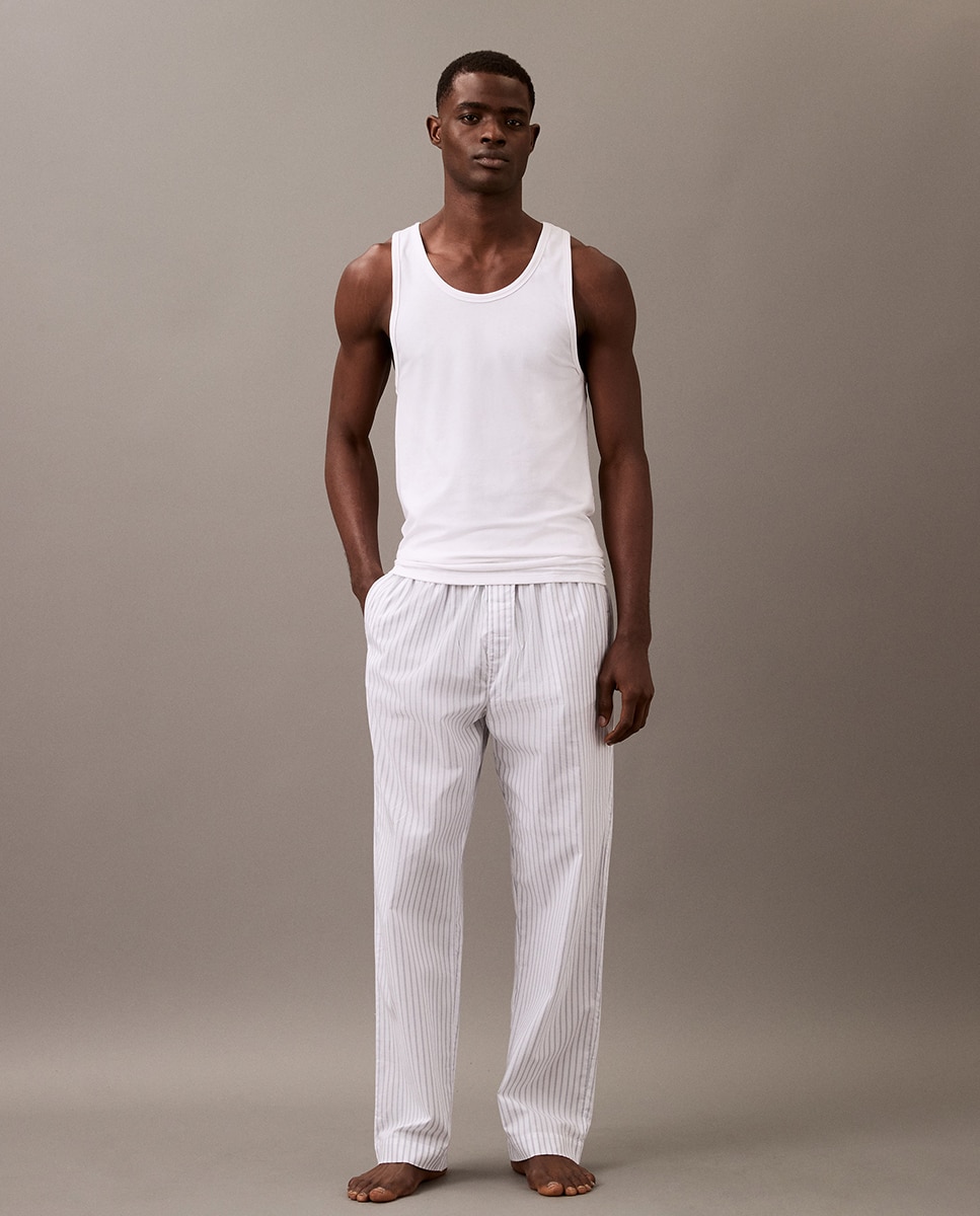 Pack de 3 camisetas de tirantes con cuello redondo - Calvin Klein - Blanco Blanco-6
