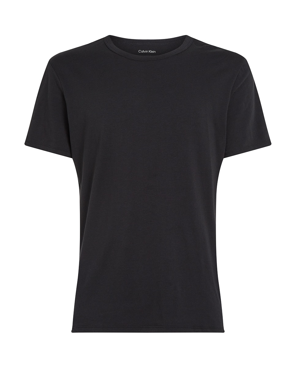 Pack de 3 T-shirts de Manga Curta com Gola Redonda Preto-4