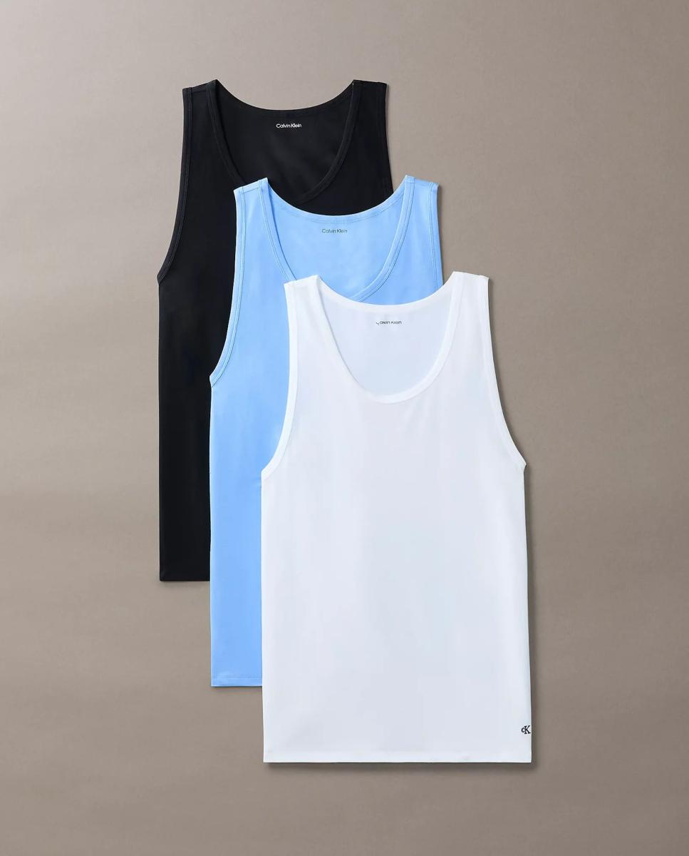 Pack de 3 T-shirts de Alças Multicolor-4