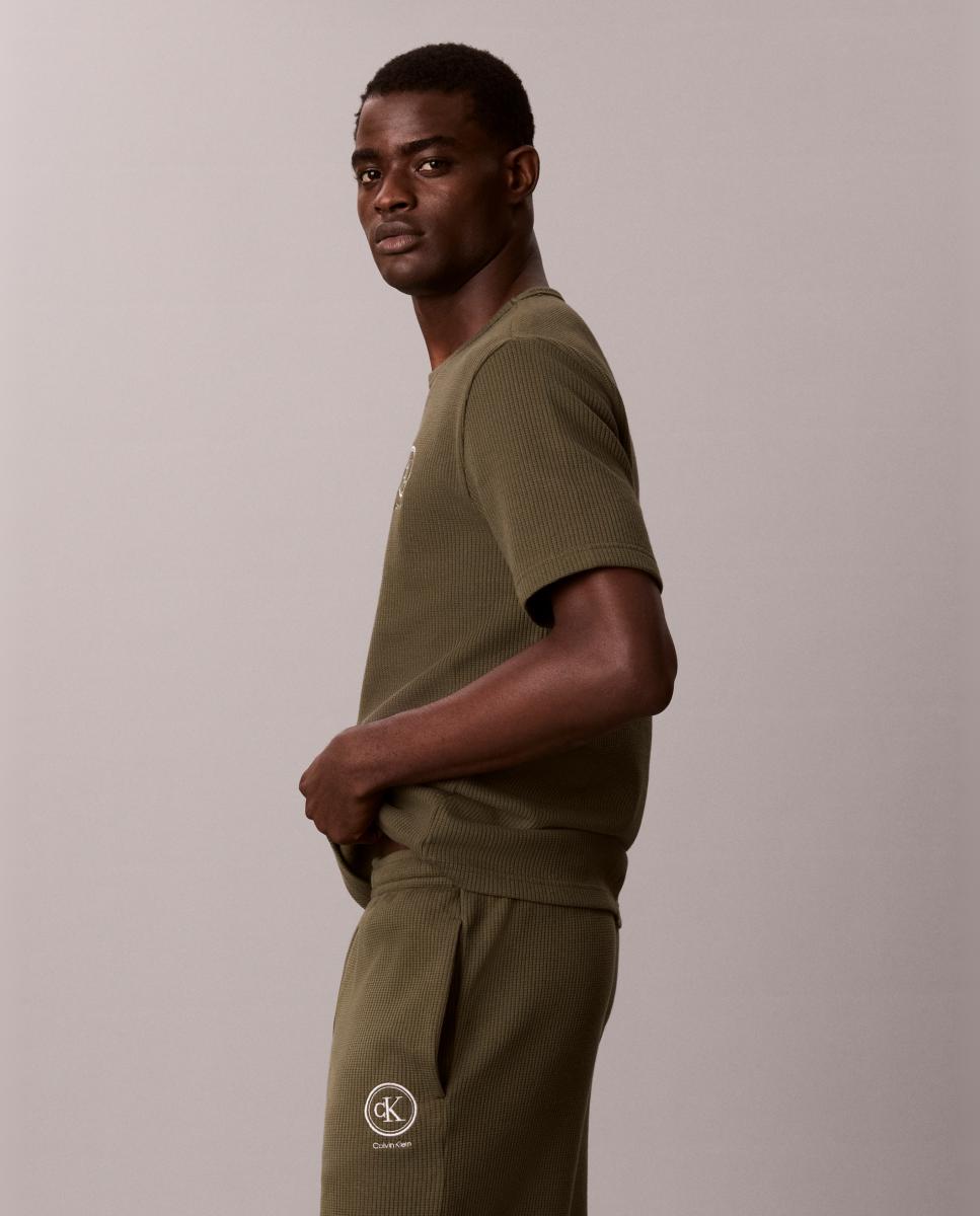 Camiseta de manga corta - Calvin Klein - Verde Verde-4