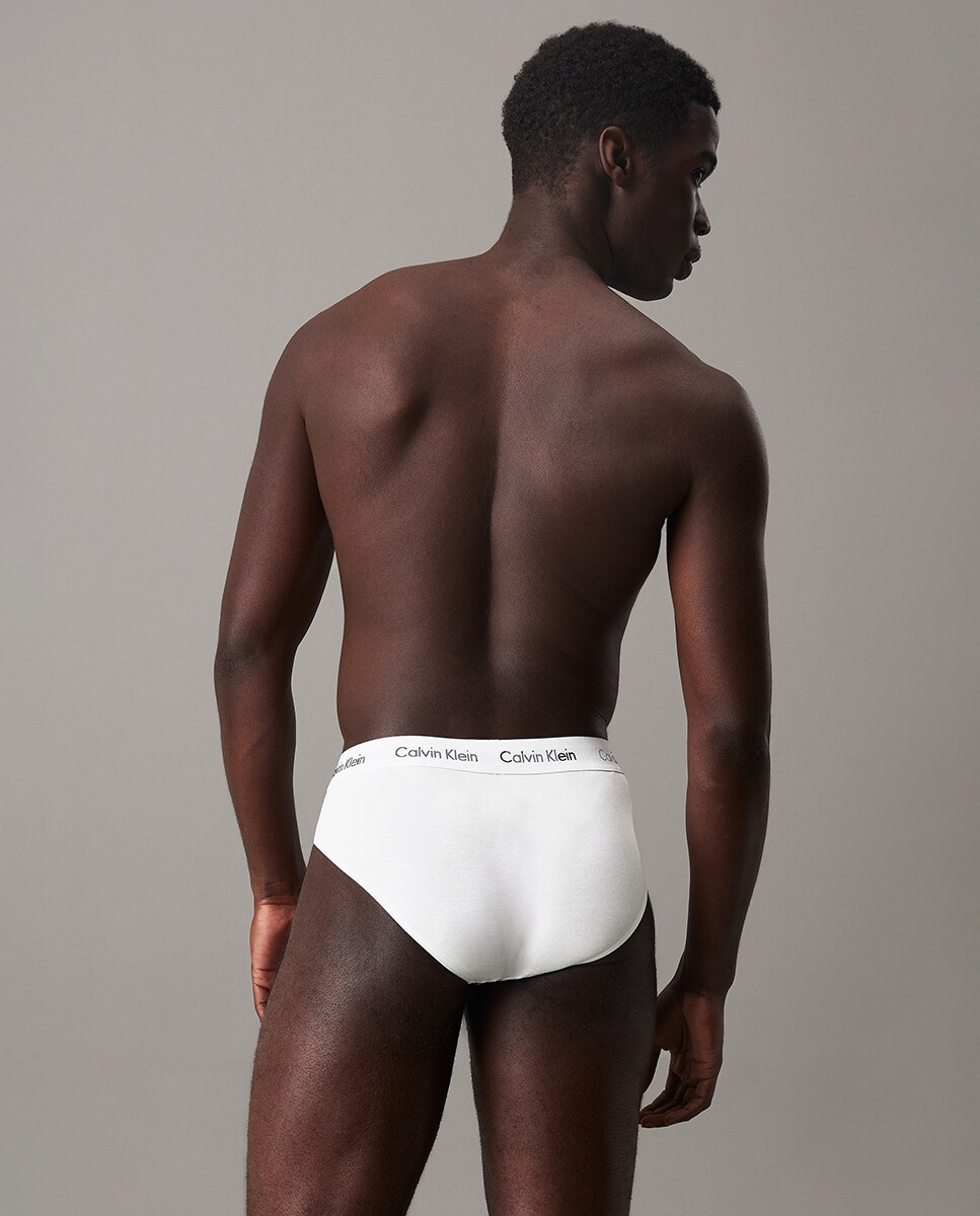 Pack tres slips de hombre Calvin Klein blancos · Calvin Klein · El