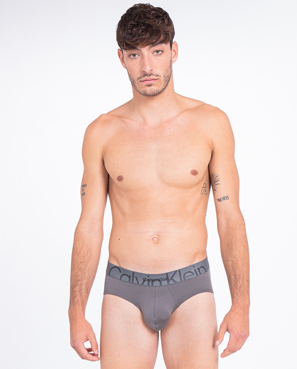 Slip liso Cinzento-1