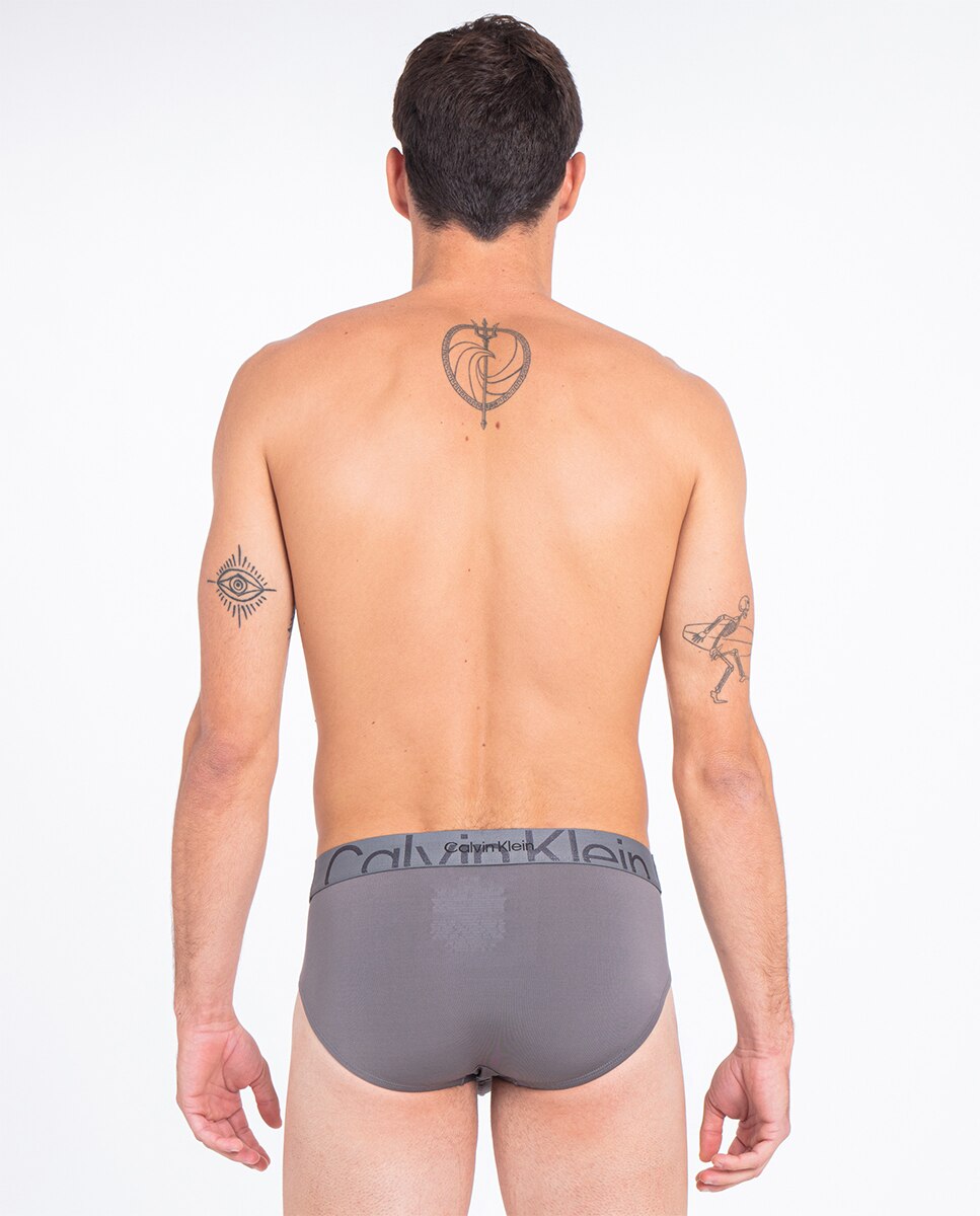 Slip liso Cinzento-2